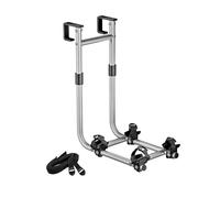 Wiltec Ladder Mount Bike Rack 30 kg Lightweight Aluminium Cycle Carrier for Motorhomes & Caravans, Holds 2 Bikes, Universal Fit, Space-Saving Design and Quick Installation