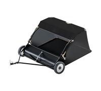 Wiltec Lawn Sweeper with 120 cm Sweeping Width, Lawn Sweeper for Ride-on mowers, Leaf Collector with 415 l Collection net Leaf Sweeper for Lawn Tractor