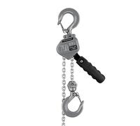Wiltec Lever Chain Hoist 750 kg Lifting Height 1.5 m Equipment for Lifting and Lowering Heavy Loads in Workshops, Warehouses and Construction Sites, Manual Hoist