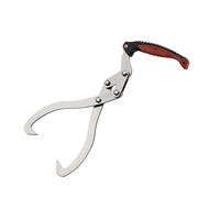 Wiltec Log Tongs with Anti-Slip Handle max. 100 kg Perfect for Lifting and Moving Large Logs Durable Steel Tongs Compact and Convenient Design Timber Hook Fire