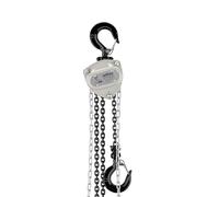Wiltec Manual Chain Hoist 2 Tonnes, Lifting Height 3 m, with 3 m Load Chain, Equipment for Raising and Lowering Heavy Loads