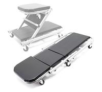 WilTec Mechanic Creeper & Seat Car Stool Garage Shop Chair Auto Work Repair 101x44x12cm max 150kg