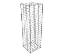 Wiltec Metal Gabion 100 x 50 x 30 cm ø 4 mm Stone Cage for Fences, Retaining Walls