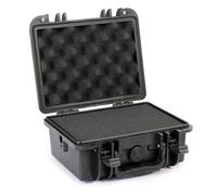 Wiltec Multipurpose Carry Case 21.9 x 18.5 x 10.4 cm, Spacious Storage Case, Toolbox Made of PP Plastic and Fibreglass, Perfect for Tools, Cameras and Delicate Items