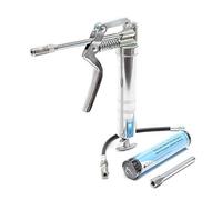 WilTec Pistol Grip One Handed Grease Gun with Three Extensions Grease Lubricant 90ml 137.9bar