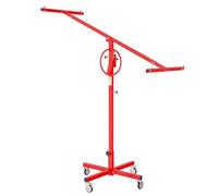 Wiltec Plasterboard Lifter up to 40 kg, Height 170-290 cm, Drywall Construction Aid, Panel Lifter with 4 Castors and Locking Brakes