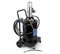 WilTec Pressurised Air Grease Gun 15L for Professional Lubrication Tasks on Cars and Machines
