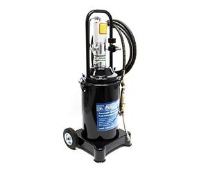 WilTec Professional Grease Gun with 12 Liter Tank and Compressed Air Drive