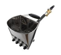 Wiltec Rendering Machine 6-10 Bar with 3.7 L Funnel, Durable Aluminium and Stainless Steel Plaster Gun, Plaster Spray Gun with Ergonomic Handle for Easy Use, Suitable for Various Types of Plaster