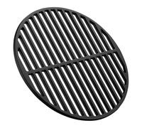Wiltec Round Cast Iron Grill Grate, Ø 34.5 cm, Solid Cast Iron Grill Grate, Heat Reistant, Ideal for Both Charcoal and Gas Grills