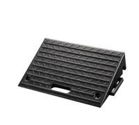 Wiltec Rubber Modular Kerb Ramp 500 x 315 x 107 mm, Load capacity Up to 50 Tonnes with Non-Slip Surface for Added Safety, Vehicle Access Ramp for Cars, Lorries and Motorcycles