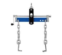 WilTec Solid Steel Engine Load Leveller and Transmission Jack - 680kg Max, Compatible with Workshop Cranes, Includes 25cm chain with Safety Hook