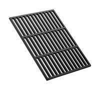 Wiltec Square Cast Iron Grill Grate, 26 x 44.5 cm, Solid Cast Iron Grill Grate, Heat Reistant, Ideal for Both Charcoal and Gas Grills