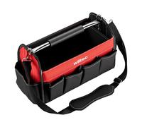 Wiltec Tool Bag with 14 Practical Pockets, 30 kg Capacity, Organiser Bag for Carpenters, Electricians, Mechanics and DIY Enthusiasts, Multiple Pouches, Shoulder Strap and Handle for Easy Portability