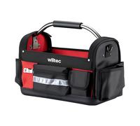 Wiltec Tool Bag with 29 Practical Pockets, 30 kg Capacity, Organiser Bag for Carpenters, Electricians, Mechanics and DIY Enthusiasts, Multiple Pouches, Shoulder Strap and Handle for Easy Portability