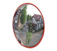 Wiltec Traffic Mirror 60 cm Convex Security Mirror Round Safety Mirror for Driveways, Warehouses and Car Parks Outdoor and Indoor Use Road Safety and Shop Security