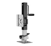 Wiltec Trailer Stabiliser Leg, Trailer Support Leg with Adjustable Height, Foot Pedal for Easy Use, Locking Pin for Secure Positioning, Ideal as a Prop Stand & Caravan Stabiliser
