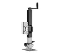 Wiltec Trailer Stabiliser Leg, Trailer Support Leg with Adjustable Height, Foot Pedal for Easy Use, Locking Pin for Secure Positioning, Ideal as a Prop Stand & Caravan Stabiliser