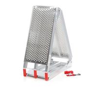 Wiltec Triple-folding Ramp up to 270kg Loading Ramp made of Aluminium Non-skid Trailer Ramp