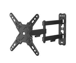 Wiltec TV Wall Bracket for 13-43 Inch TVs, Tilt and Swivel Function, Flexible Arm, Mount Holds Up to 20 kg, Easy Installation, Wall Mounted TV