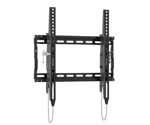 Wiltec TV Wall Mount for 32-70 Inch Tilting Function +3° to -12° Bracket Holds Up to 70 kg Spring Locking System, Easy Installation, Wall Mounted TV