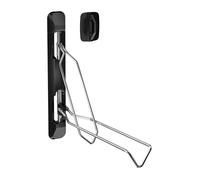 WilTec Wall Bike Rack 35 kg Swivelling Bike Hanger 11.8 x 63,8 x 58.3 cm Adjustable, Space-Saving Bike Storage for Home, Garages and Cellars, Bike Wall Mount, Bicycle Holder, Storage Solution