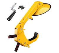 Wiltec Wheel Clamp Immobiliser for Steel and Aluminium Rims 10-18 inch Anti-Theft Device incl. Keys