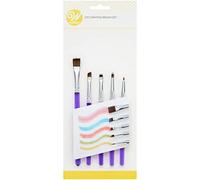 Wilton Brush Set, Cake Decorating, Food Safe, Painting, set of 5, 2.91 x 13.43 x 29.94 cm