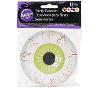 Wilton 12-Piece Halloween Eyeballs Coasters