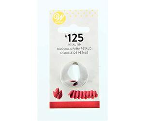 Wilton 125 Carded Large Flower Petal Tip, Steel