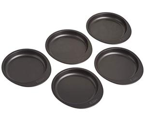 Wilton 2105-0112 - Easy Layers! Cake Tin Set, Non-Stick, 15.2cm (6in), 5 Piece Silver