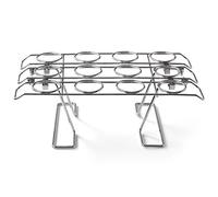 Wilton 2105-4820 Cupcake Cones Baking Rack, 12 Hole Ice Cream Cone Cupcakes Holder, Silver
