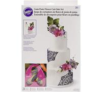 Wilton 2109-7987 Gum Paste Flower Cutter Set, Plastic, Multicoloured, 28 Pieces