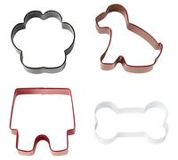 Wilton 2308-0910 Four-Piece Pet Coloured Theme Set