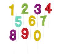 Wilton 2811-701 Candles Numbers, Wax, Rainbow