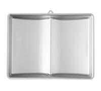 Wilton 3D Book Cake Tin, Large, Aluminium, 38.1 x 29.2 x 6.9 cm (15 x 11.5 x 2.75 in), 2105-2521