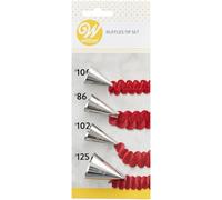Wilton 4-Piece Ruffles Tip Set