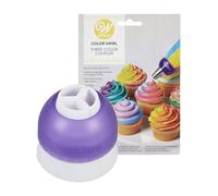 Wilton 411-1992 Colour Swirl 3 Colour Icing Bag Coupler