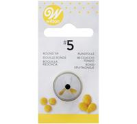 Wilton 5 Round Decorating Tip, Stainless Steel, Steel