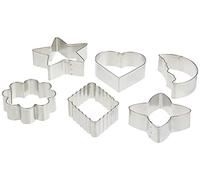 Wilton 6-Piece Metal Basic Cookie Cutter Set