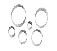 Wilton 6-Piece Oval Fondant Double Cut-Outs Set