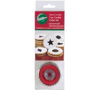 Wilton Linzer Cutter-Round, Stainless Steel, Multicoloured, 4.31x7.36x21.59 cm