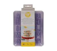 Wilton Alphabet and Number Cutters: Plastic Cutters for Cookie Dough, Fondant and Marzipan - Optimal for Baking and DIY