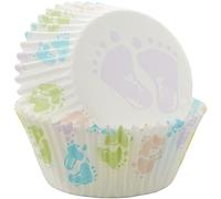Wilton Baby Feet Cupcake Liners, 75-Count