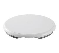 Wilton Basic Turntable Cake Stand: Rotating Cake Decorating Turntable with Ball Bearings for Cakes and Bakes up to 28 cm, 360 degrees Rotatable - White