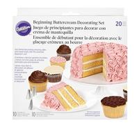 Wilton Beginning Buttercream Decorating Set 20pcs, Other, Multicoloured, 6.82 x 19.78 x 19.78 cm