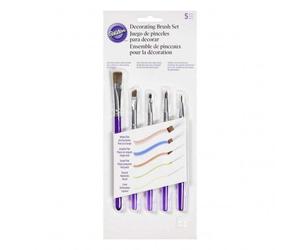 Wilton Brushes Decorating Brush Set Pack of 5 Cake Cupcake Sugarcraft