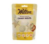 Wilton Candy Melts Bright White: Melting Candy with Sweet Creamy Flavour for Molding, Dipping and Decorating, Optimal for Cake Pops, Candies, Cakes and Coating Treats - 125 g