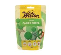 Wilton Candy Melts Dark Green: Melting Candy with Sweet Creamy Flavour for Molding, Dipping and Decorating, Optimal for Cake Pops, Candies, Cakes and Coating Treats - 125 g