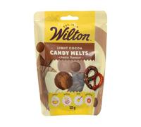 Wilton Candy Melts Light Cocoa: Melting Candy with Chocolate Flavour for Molding, Dipping and Decorating, Optimal for Cake Pops, Candies, Cakes and Coating Treats - 125 g